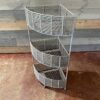 Three Tier Corner Basket Shelf