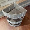 Three Tier Corner Basket Shelf