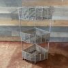Three Tier Corner Basket Shelf
