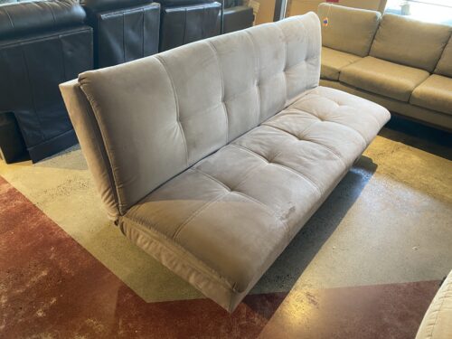 Faux Suede Futon