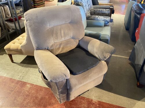 Brown Plush Power Reclining Chair