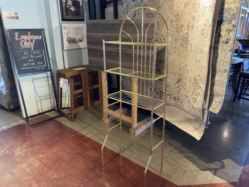 Gold Arched Shelf