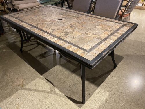 Tile Top Outdoor Dining Table