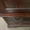 2 Drawer Dark Wood Armoire
