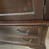 2 Drawer Dark Wood Armoire