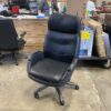 THOMASVILLE Lamont Black Leather Gliding Office Chair
