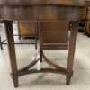 Circular End Table w/ Flower Wood Grain
