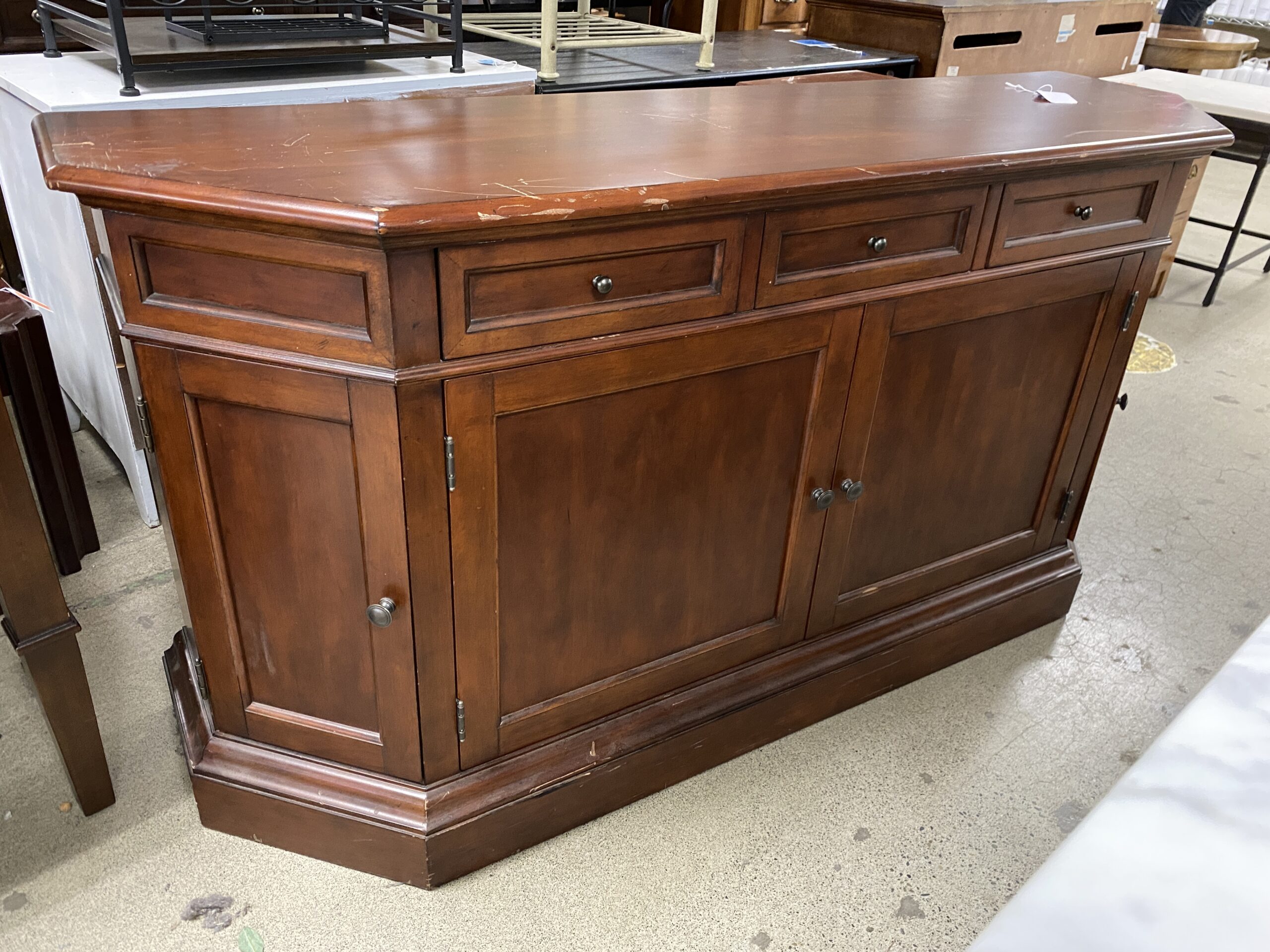 KLAUSSNER 4 Drawer 4 Cabinet Wooden Buffet