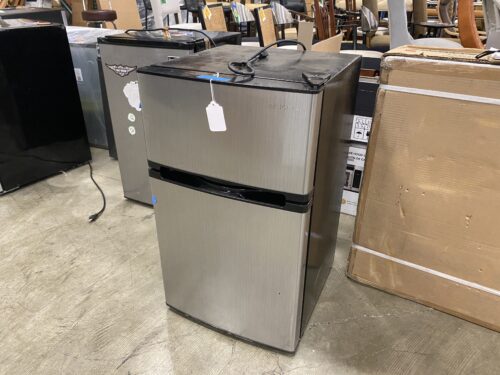 INSIGNIA Stainless Steel Front Mini Fridge Model #NS-CF30SS93