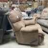 Ultra Plush Light Brown Manual Recliner