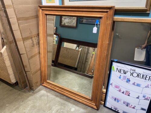 DREXEL HERITAGE Large Solid Wood Hanging Mirror
