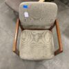 Mid Century Brown and Grey Accent Chair