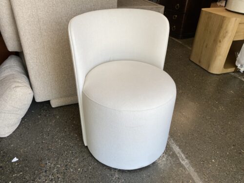RESTORATION HARDWARE Reynaux Curve Fabric Dining Chair