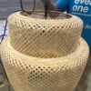 IKEA Sinnerlig Woven Basket Beehive Light Fixture