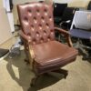 Burgundy Button Back Executive Office Chair