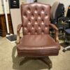 Burgundy Button Back Executive Office Chair