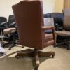 Burgundy Button Back Executive Office Chair