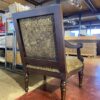 Elegant Ornate Wood Frame Armchair