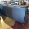 Well-Loved Old School Black Sofa