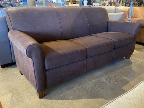 FLEXSTEEL Muted Brown 3-Seater Sofa