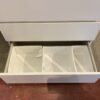 White Clean-Lined 3-Drawer Dresser