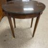 ARTCO INC Oval Wooden End Table w/ Glass Top