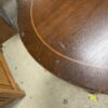 ARTCO INC Oval Wooden End Table w/ Glass Top