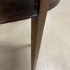 ARTCO INC Oval Wooden End Table w/ Glass Top