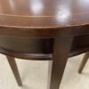 ARTCO INC Oval Wooden End Table w/ Glass Top