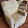 Neutral Beige Power Recliner Armchair w/ Cords