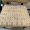 ACME Golden Brown Square Patterned Slipper Chair