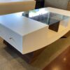Modern Lightweight Coffee Table w/ Side Drawers