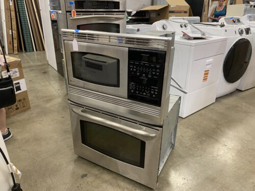 GE Profile In Wall Microwave and Convection Oven Model #JT65S0K2SS