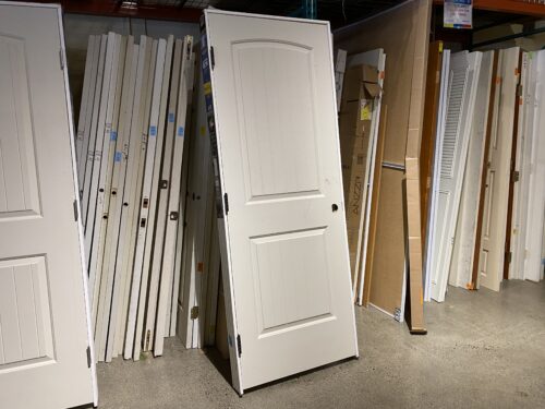 RELIABILT 30" 2-Panel Round Top Plant Door, Right Hand