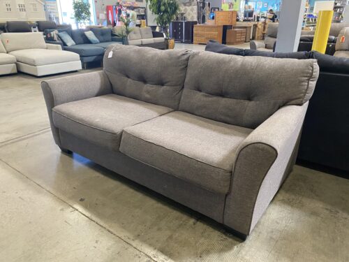 ASHLEY Soft Light Grey Tuft Backed Sofa