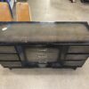 Fading Black Wash 9 Drawer Dresser