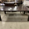 BOLIER & COMPANY Heavy Dark Wood Dining Table