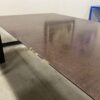 BOLIER & COMPANY Heavy Dark Wood Dining Table