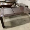 BOLIER & COMPANY Heavy Dark Wood Dining Table