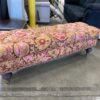 Pink Paisley Rolling Ottoman