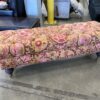 Pink Paisley Rolling Ottoman