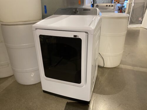 SAMSUNG Electric Dryer with Steam Sanitize+ Model #DVE50R5400W/A3