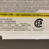SAMSUNG Electric Dryer with Steam Sanitize+ Model #DVE50R5400W/A3