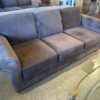 Brown Plush 3 Seater Couch