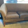 Three Seater Couch with Wood Base Frame