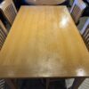 Light Toned Wood Table with 4 Matching Chairs