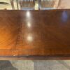 Dark Wood Rectangular Dining Table with Inlaid Top