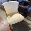 Elegant Cream Fabric Chair