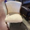 Elegant Cream Fabric Chair