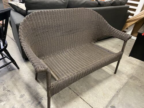 Wicker Outdoor Bench
